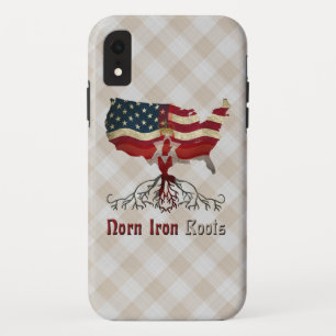 アメリカンノーザンアイリッシュルーツフォンカバー iPhone XRケース