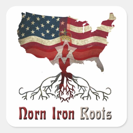 アメリカンノーザンアイルランド語 スクエアシール (正面)