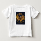 アメリカンハクトウワシの誇り ベビーTシャツ (裏面)