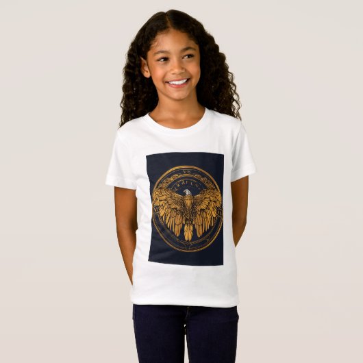 アメリカンハクトウワシの誇り Tシャツ (正面フル)