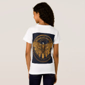 アメリカンハクトウワシの誇り Tシャツ (裏面フル)