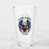 アメリカンハクトウワシ 250周年 1776-2026 タンブラーグラス (裏面)