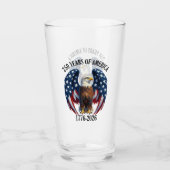 アメリカンハクトウワシ 250周年 1776-2026 タンブラーグラス (正面)