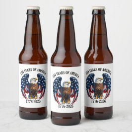 アメリカンハクトウワシ 250周年 1776-2026 ビールラベル