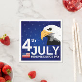アメリカンハクトウワシ 4th+July スタンダードカクテルナプキン (インサイチュ)