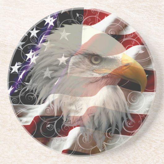 アメリカンハゲタカ フラグ コースター (正面)