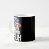 アメリカンハゲタカ 7月4日 アメリカ独立記念日 コーヒーマグカップ (正面左)