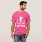 アメリカンハンターライフル鹿狩り Tシャツ (正面フル)
