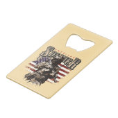 アメリカンハンダデザインステンレス鋼オープナー クレジットカード栓抜き (裏面アングル)