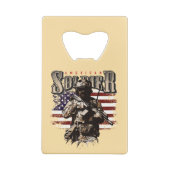 アメリカンハンダデザインステンレス鋼オープナー クレジットカード栓抜き (裏面)