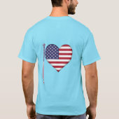 アメリカンハートペン Tシャツ (裏面)
