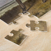 アメリカンバイソン(Bos Americanus)イラストレーション ジグソーパズル (側面)