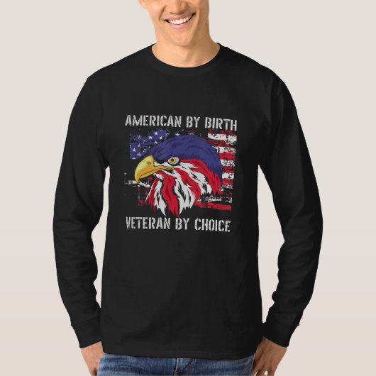 アメリカンバイ誕生退役軍人バイチョイスパトリオットベテラ Tシャツ (正面)