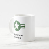 アメリカンバダスグリーン コーヒーマグカップ (正面左)
