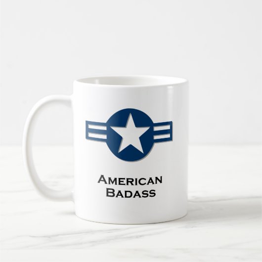 アメリカンバダスブルー コーヒーマグカップ (左)