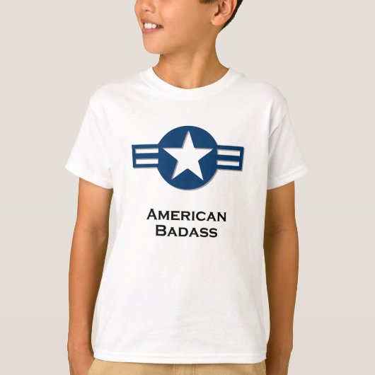アメリカンバダスブルー Tシャツ (正面)