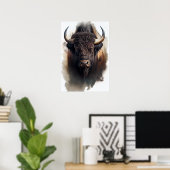 アメリカンバッファロー絵画ズ ポスター (ホームオフィス)