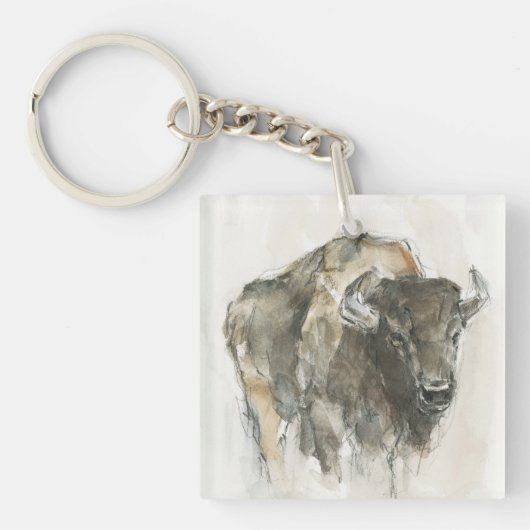 アメリカンバッファローI キーホルダー (正面)