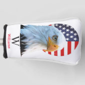 アメリカンバルトイーグルモノグラムゴルフヘッドカバー ゴルフヘッドカバー (正面)