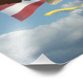 アメリカンバルトイーグル写真プリント フォトプリント (角)