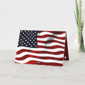 アメリカンバルドイーグルアメリカ国旗の悔やみや弔慰 カード (裏面)