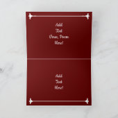 アメリカンバルドイーグルアメリカ国旗の悔やみや弔慰 カード (内部)