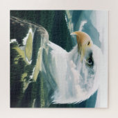 アメリカンバルドイーグルイエローストーンNPランドスケープ川 ジグソーパズル (横)