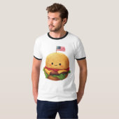 アメリカンバーガー Tシャツ (正面フル)