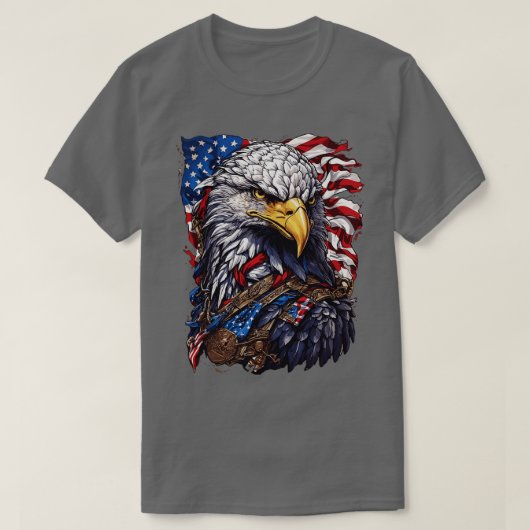 アメリカンパトリオットイーグル Tシャツ (デザイン正面)