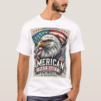 アメリカンパトリオットハゲTシャツデザイン Tシャツ