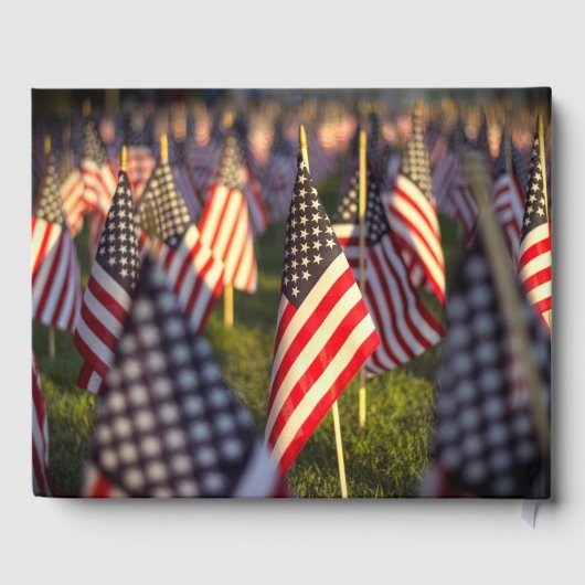 アメリカンパーソナライズされたベテラン記念館 ゲストブック (裏面)