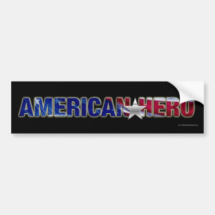 アメリカンヒーローバンパーステッカー バンパーステッカー