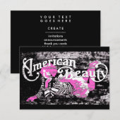 アメリカンビューティー 招待状 (正面/裏面)