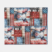 アメリカンピグファーム フリースブランケット (正面(横))