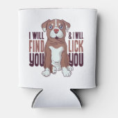 アメリカンピットブルテリアパピードッグ 缶クーラー (正面)