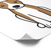 アメリカンピットブルテリア(自然耳) ポスター (角)