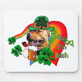 アメリカンピットブルテリアSt patricks マウスパッド