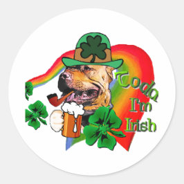 アメリカンピットブルテリアSt patricks ラウンドシール