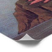 アメリカンピンクフラミンゴオードボンヴィンテージ蔵書票 ポスター (角)