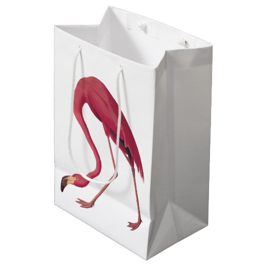 アメリカンピンクフラミンゴヴィンテージ ミディアムペーパーバッグ (正面アングル)