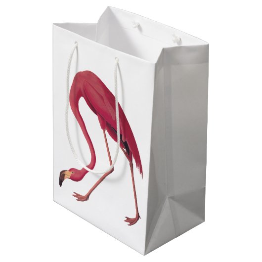 アメリカンピンクフラミンゴヴィンテージ ミディアムペーパーバッグ (裏面アングル)