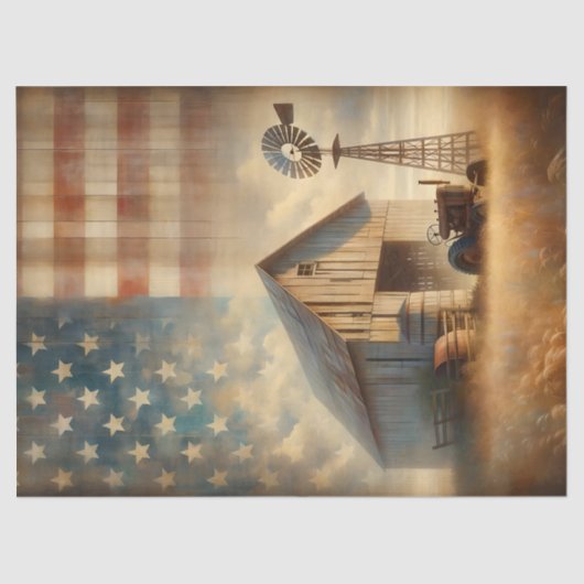 アメリカンファームティッシュペーパー 薄葉紙 (正面)