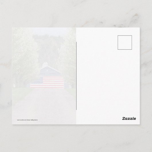 アメリカンファーム ポストカード (裏面)