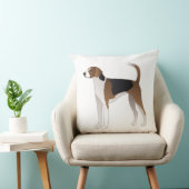 アメリカンフォックスハウンド基礎犬種イラストレーション クッション (椅子)