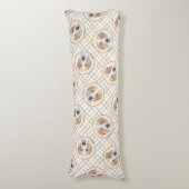 アメリカンフォックスハウンド赤ウォーカー可愛絵を描いドッグアート ボディピロー (正面縦)