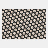 アメリカンフォックスハウンド赤ウォーカー可愛絵を描いドッグアート ラッピングペーパーシート (正面3)