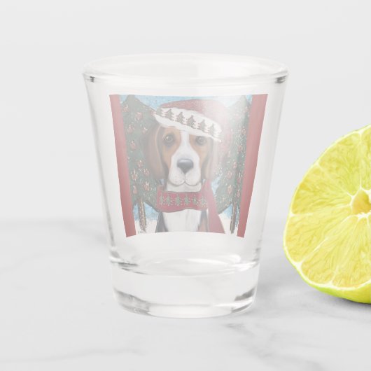 アメリカンフォックスハウンド ショットグラス (裏面)