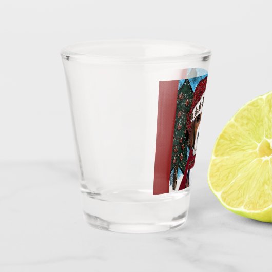 アメリカンフォックスハウンド ショットグラス (左)