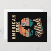 アメリカンフォークユタ ポストカード (正面/裏面)