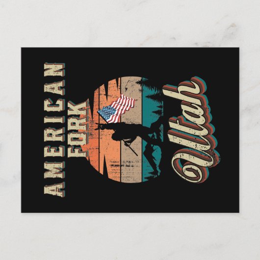 アメリカンフォークユタ ポストカード (正面)